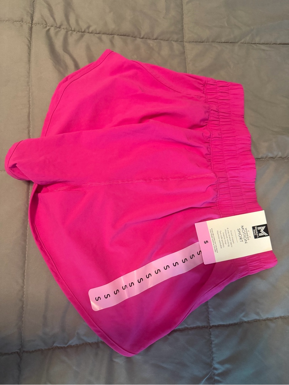 Women's Hot Pink Athletic Shorts